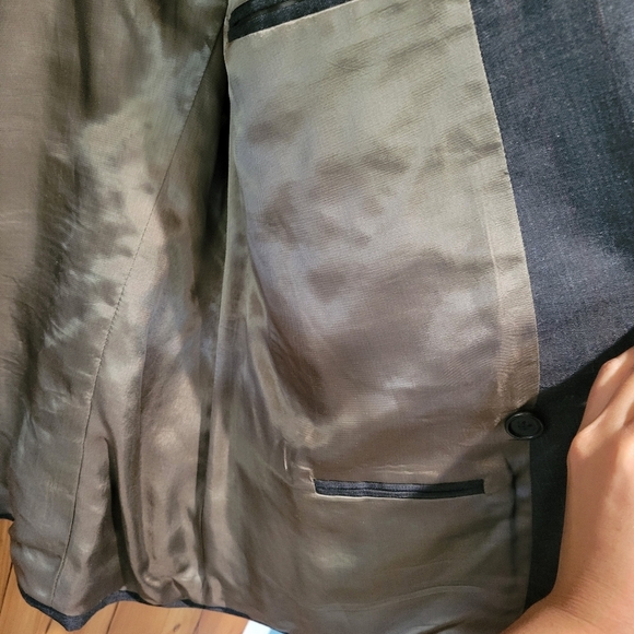 English Manor Men's Black Double-Breasted Blazer - Picture 4 of 11